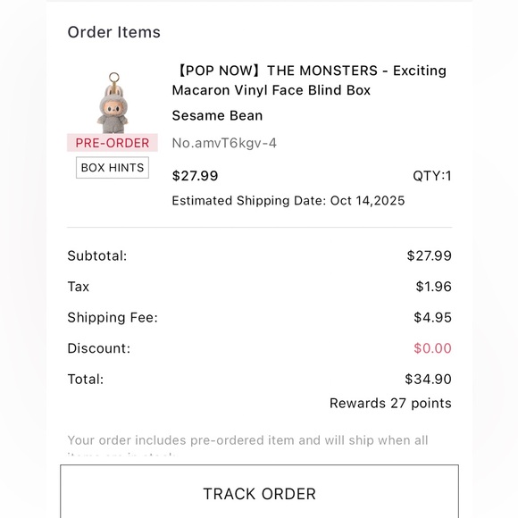 AUTHENTIC SESAME BEAN Macaron The Monsters Vinyl Face Labubus - Picture 10 of 10